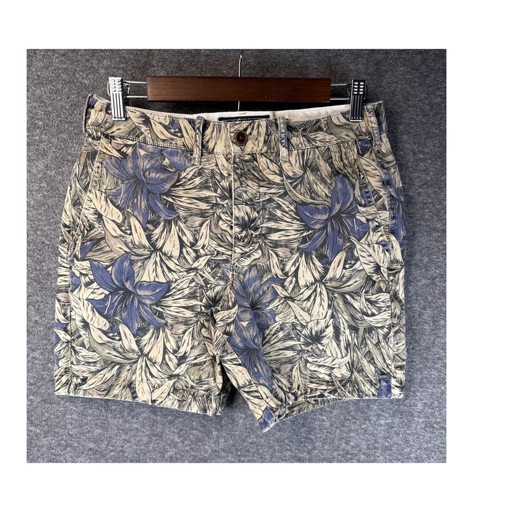 Abercrombie & Fitch Tropical Floral Chino Shorts Mens‎ Size 28 Stretch 6 Inseam